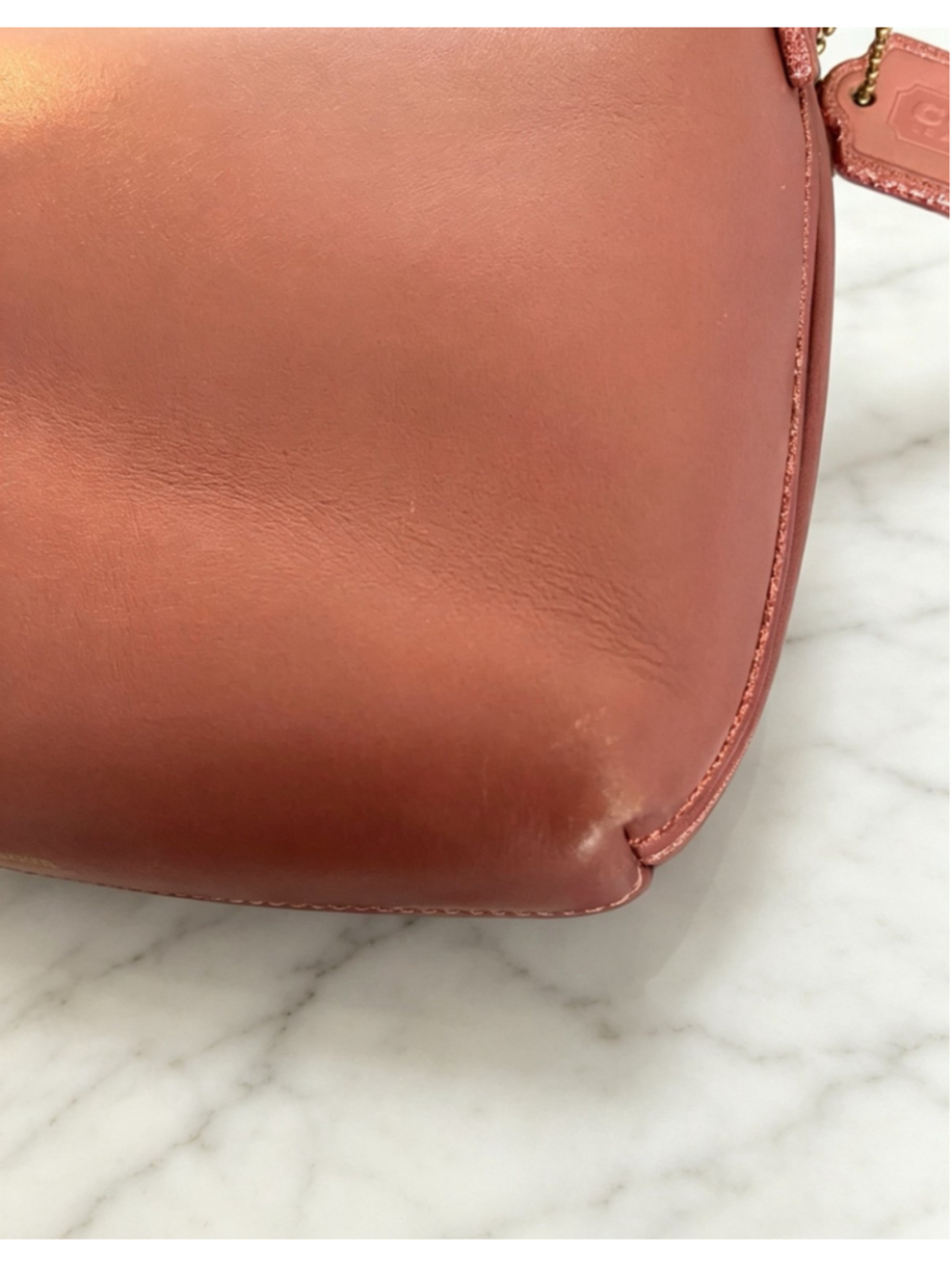 Coach 1941 Pink Soft Camera Bag Crossbody Glovetanned Leather - Picture 5 of 9